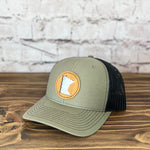 MN Can Patch Trucker - Loden/Black